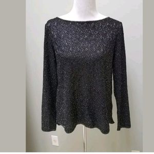 New st.john black sweater size medium